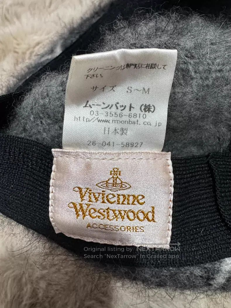 Vivienne Westwood Vivienne Westwood Gray Plaid Furry Beret Size ONE SIZE - 8 Thumbnail