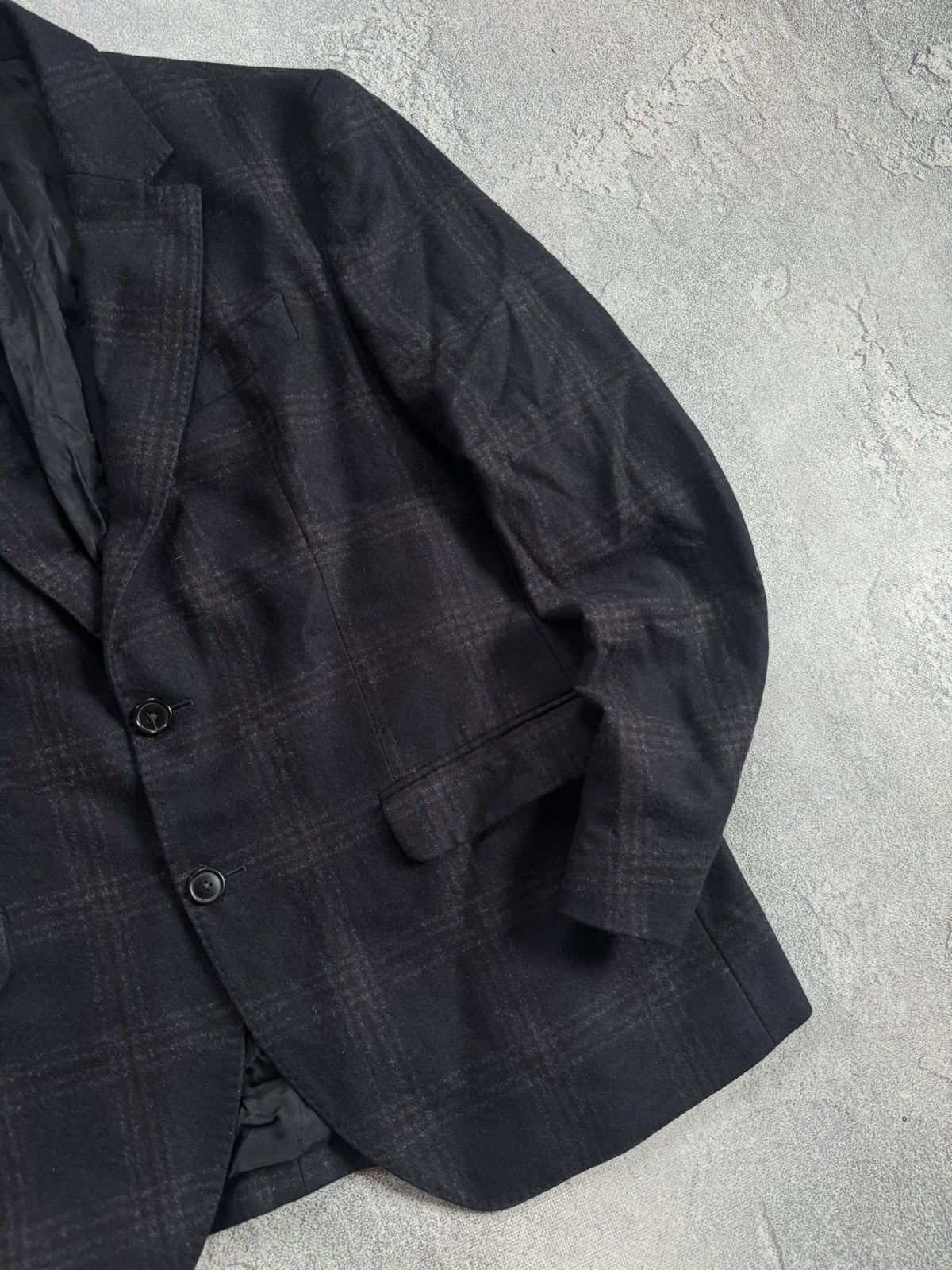 Massimo Dutti Massimo Dutti EUR54/USA44 Chekered blazer button up jacket Size 44R - 5 Thumbnail