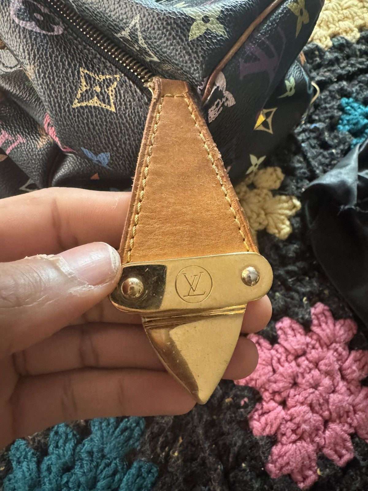 Louis Vuitton × Takashi Murakami Louis Vuitton x Murakami Vintage Leather Speedy Bag Size ONE SIZE - 10 Thumbnail