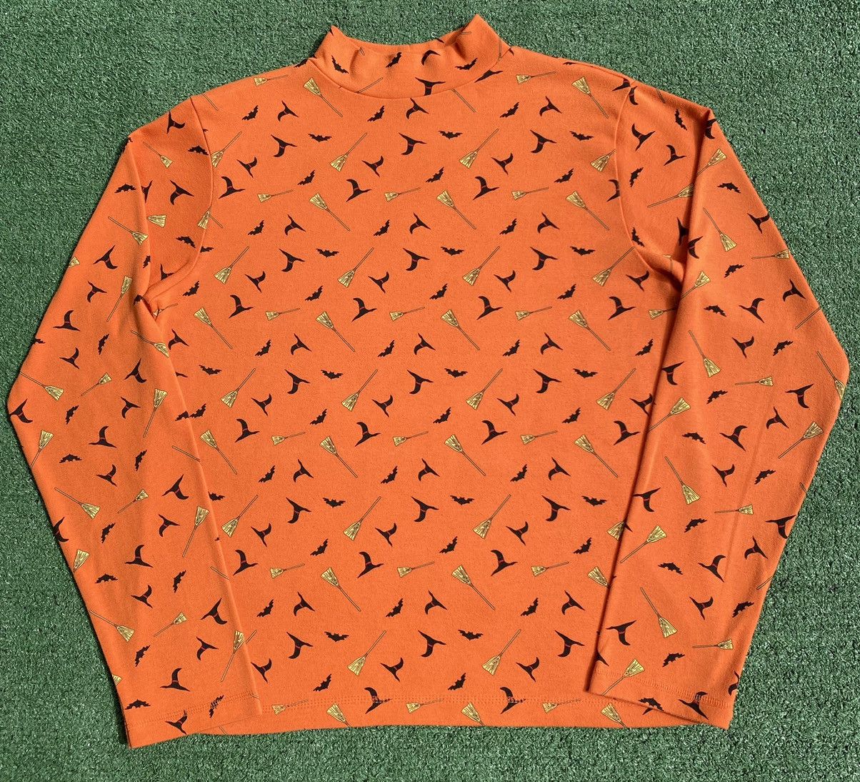 Other VTG Y2K Halloween Witch Bat Mockneck T-Shirt Medium Size M / US 6-8 / IT 42-44 - 1 Thumbnail