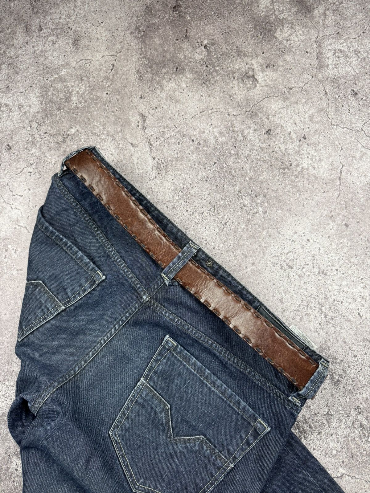 Japanese Brand 00’s NUMBER NINE STYLE BRAIDED LEATHER RARE Y2K BELT VINTAGE Size ONE SIZE - 4 Thumbnail