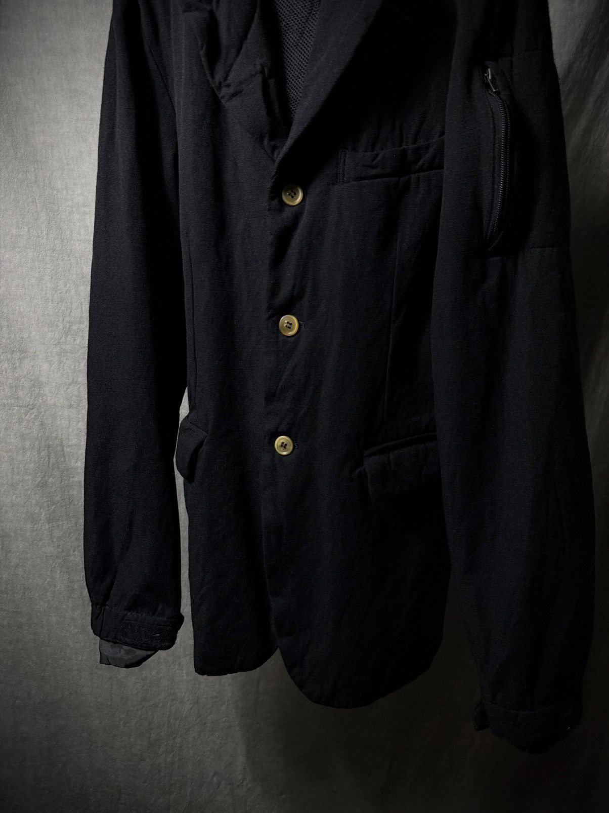 Comme des Garcons Homme Plus Comme des Garçons Homme Plus 05AW Back-Zip Blazer Size US M / EU 48-50 / 2 - 5 Thumbnail