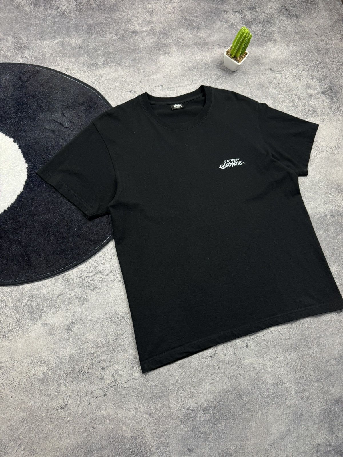 Stussy Stüssy Service Script Logo T-Shirt - Old Stock Style Graphic Size US M / EU 48-50 / 2 - 3 Thumbnail