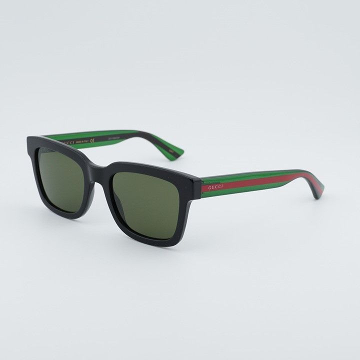 Gucci Gucci GG0001S 002 Men Sunglasses Black Square Frame Size ONE SIZE - 10 Thumbnail