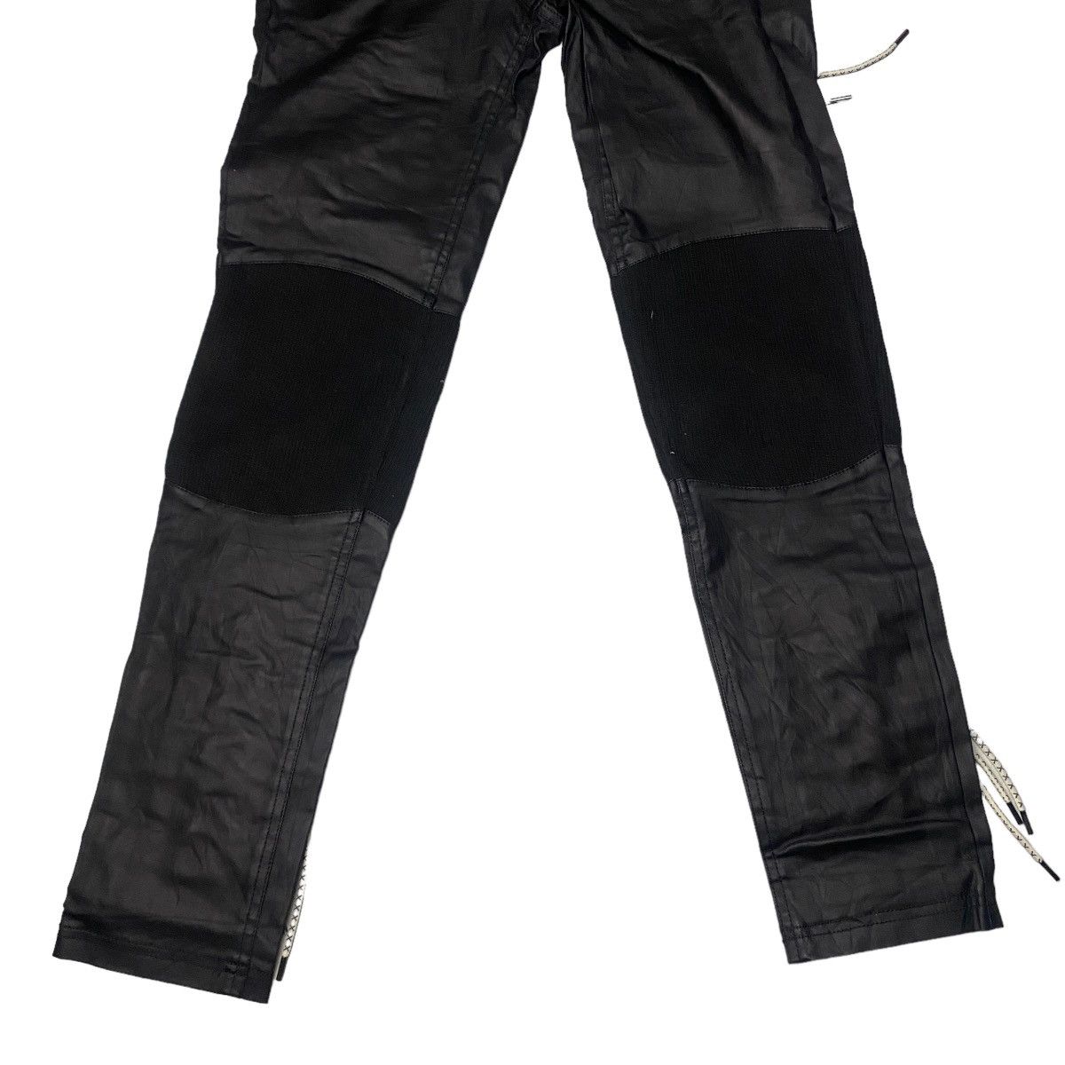 If Six Was Nine × Japanese Brand 2000's Xfrm Gallery Laced Up Leather Biker Pants Size US 30 / EU 46 - 11 Thumbnail