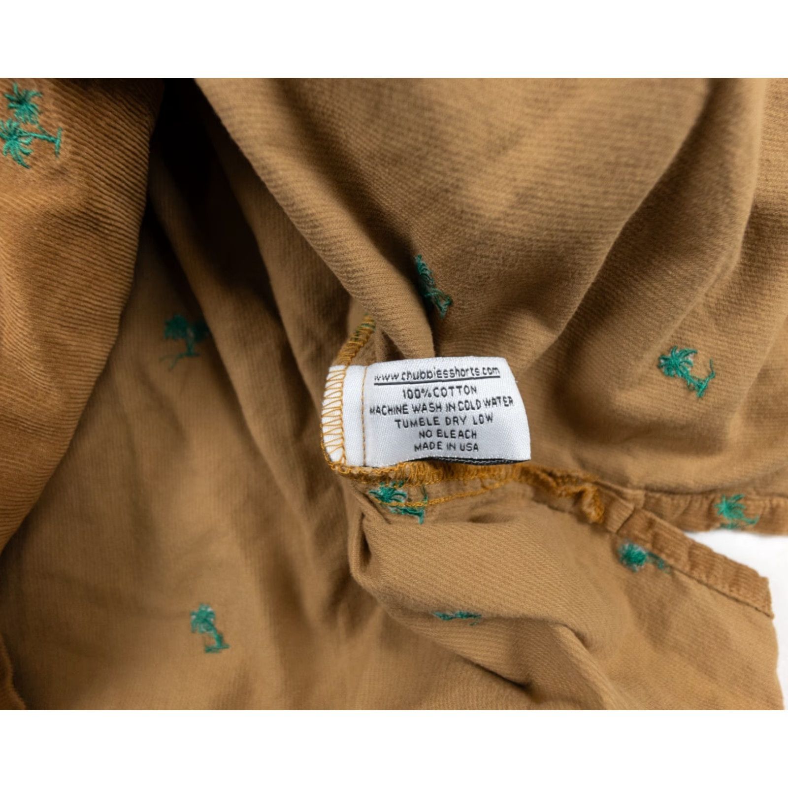 Chubbies The Nutter Men's Brown Corduroy Long Sleeve Polo Shirt Size Small Outdoor Size US S / EU 44-46 / 1 - 7 Thumbnail