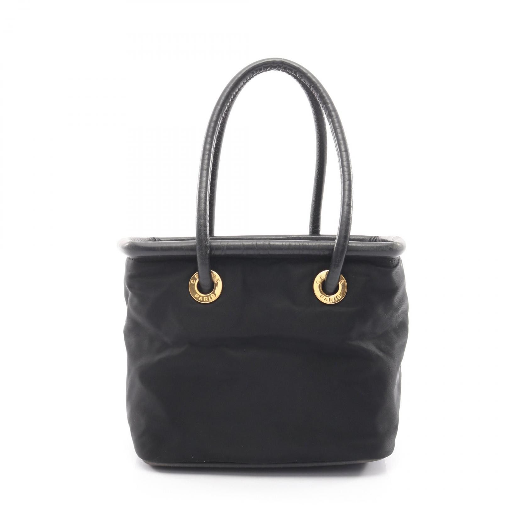 Celine Celine CELINE Nylon Leather Handbag Leather Handbag DUTY FREE for USA Size ONE SIZE - 1 Thumbnail