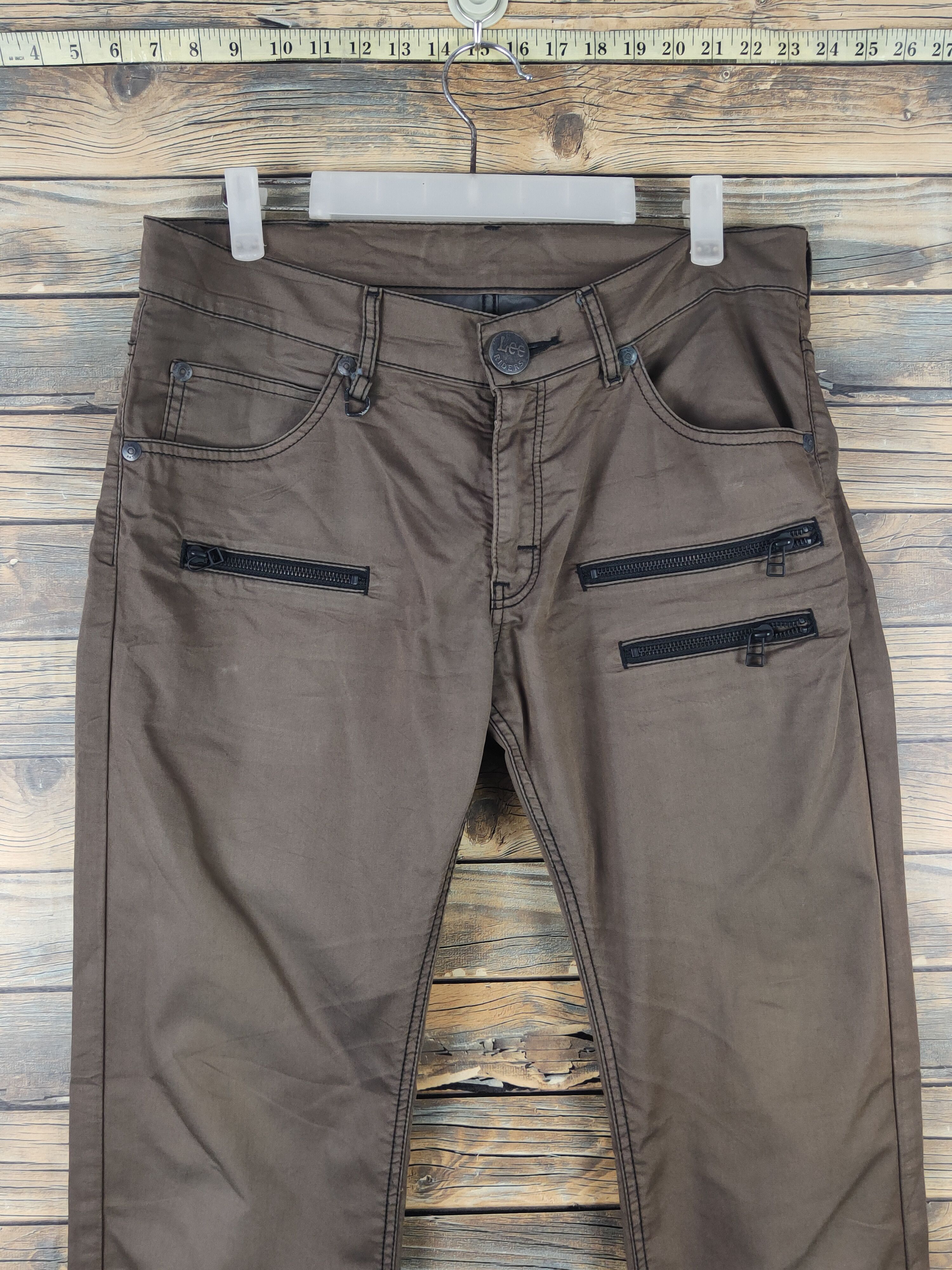 Lee DL Lee Brown Multipocket Casual Pants #1508 Size US 32 / EU 48 - 2 Thumbnail