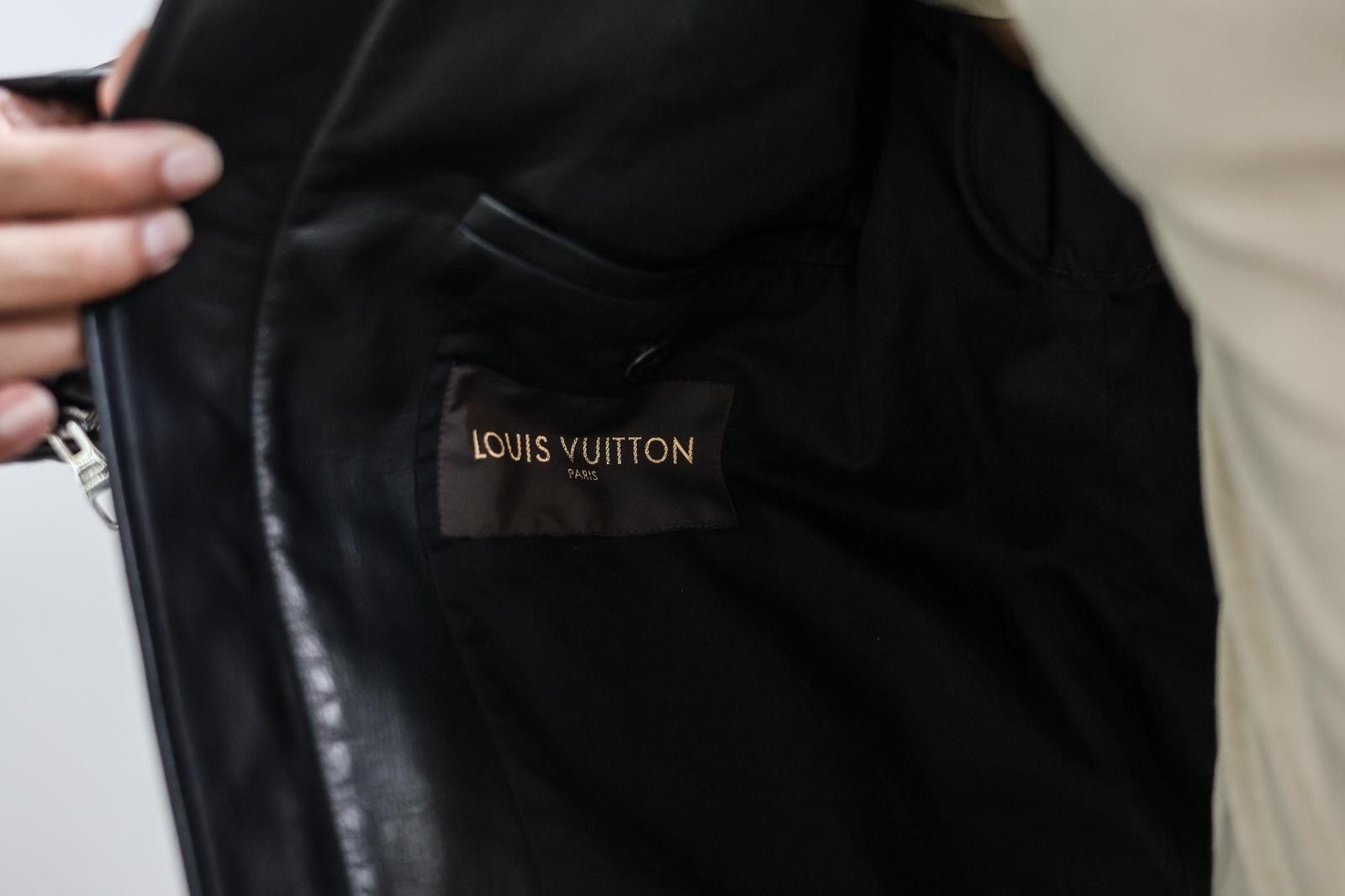 Louis Vuitton (RM091M) Louis Vuitton Lamb Leather Rider Jacket Size US XL / EU 56 / 4 - 3 Thumbnail