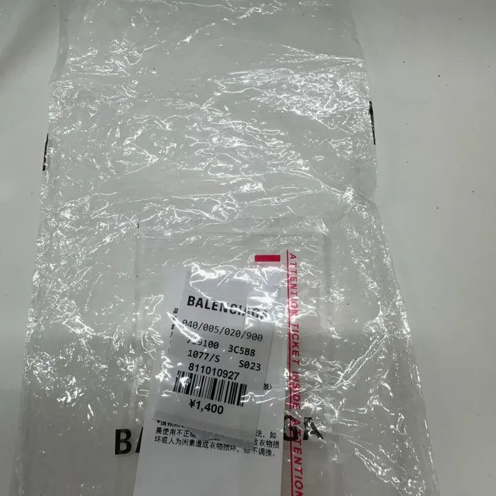 Balenciaga Balenciaga Sports Socks with Logo Print 0079-2507 Size ONE SIZE - 5 Thumbnail