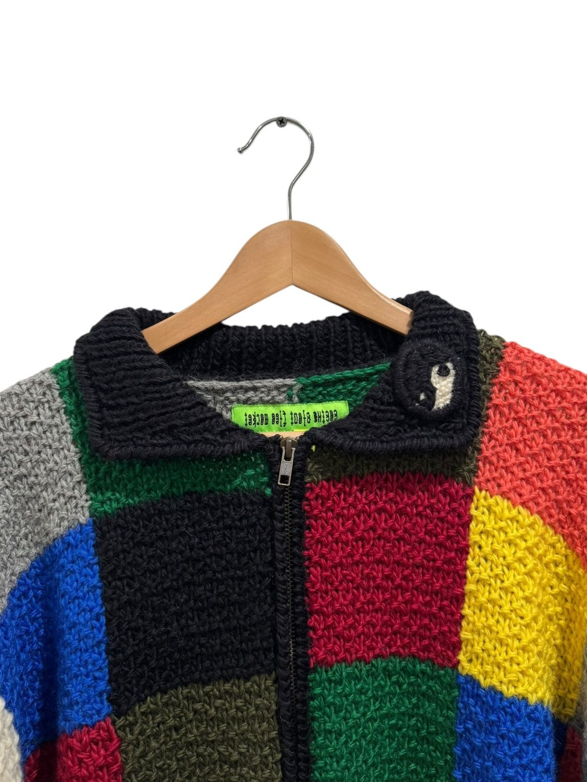 Cactus Plant Flea Market Cactus Plant Flea Market Puzzle Zip Knit Sweater Multi Size US M / EU 48-50 / 2 - 6 Thumbnail