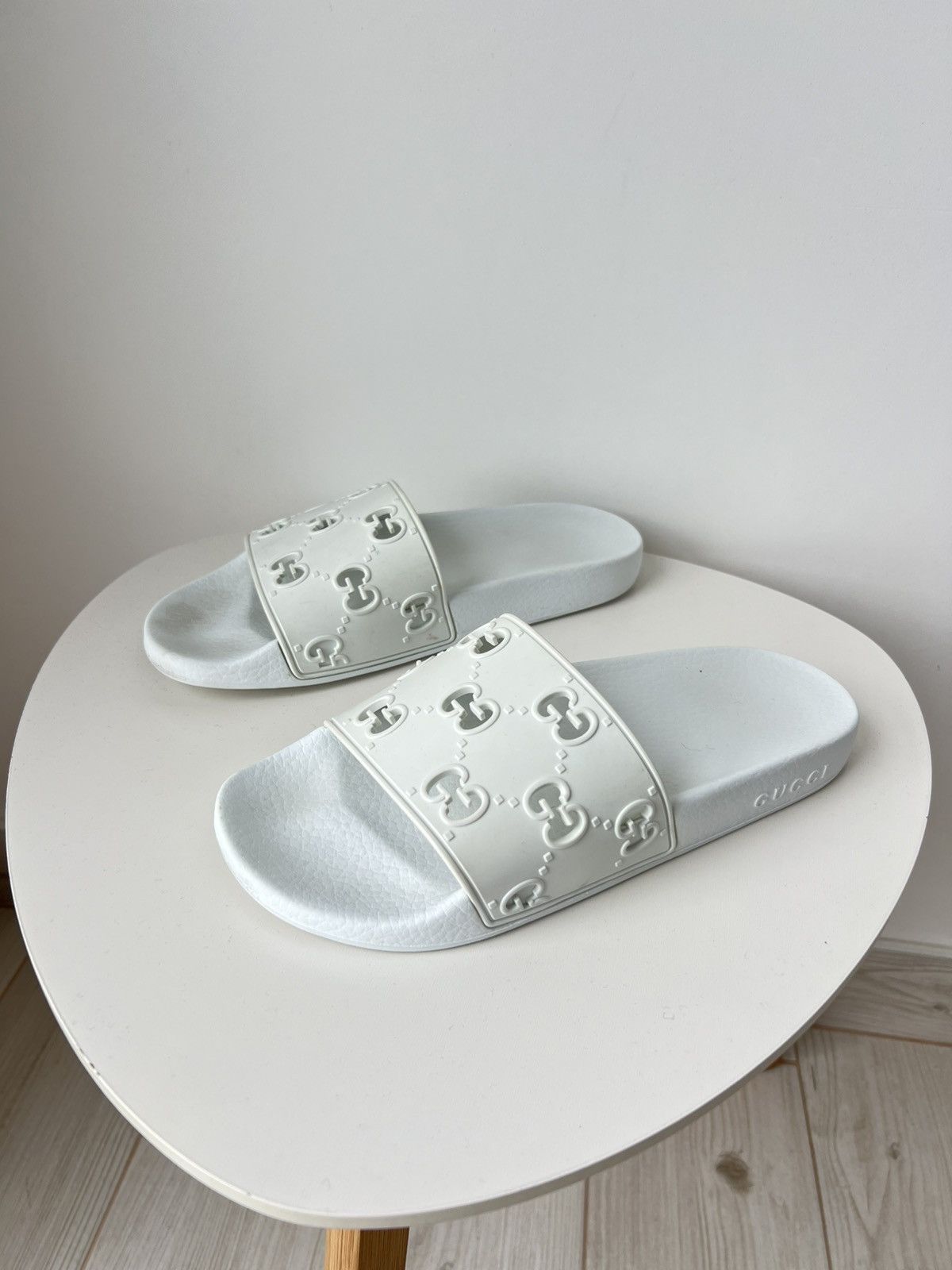 Gucci Gucci White Slides Sandals Size 39 Luxury Designer Size US 6.5 / EU 39-40 - 12 Thumbnail