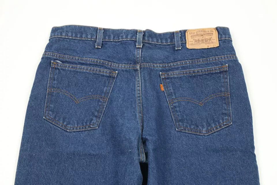 Levi's × Vintage Vintage 80s Levis 517 Orange Tab Wide Leg Denim Jeans USA Size US 36 / EU 52 - 10 Thumbnail
