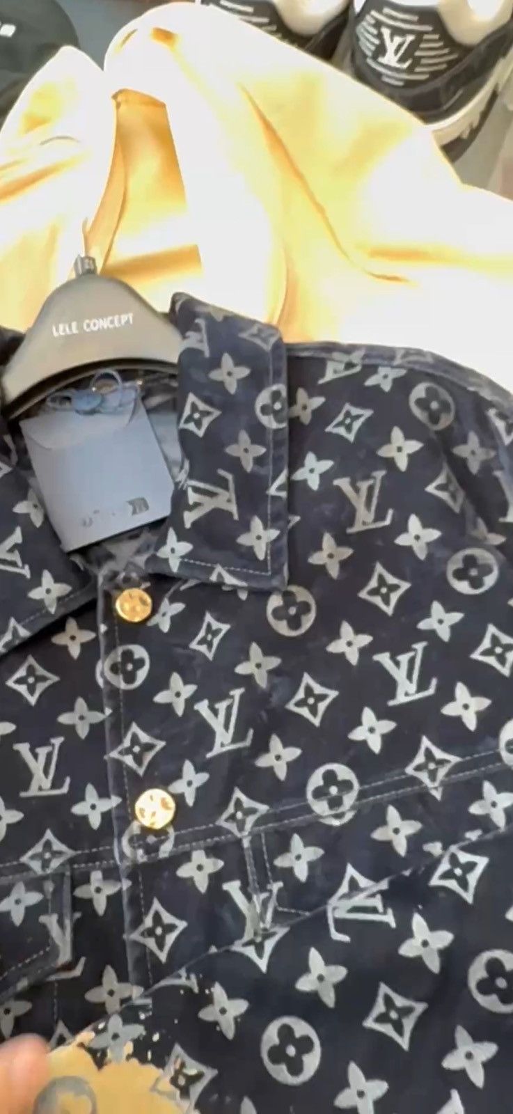 Louis Vuitton LV 24SS Flaming Cloud Colorblocked Denim Jacket 52 Size US L / EU 52-54 / 3 - 7 Thumbnail