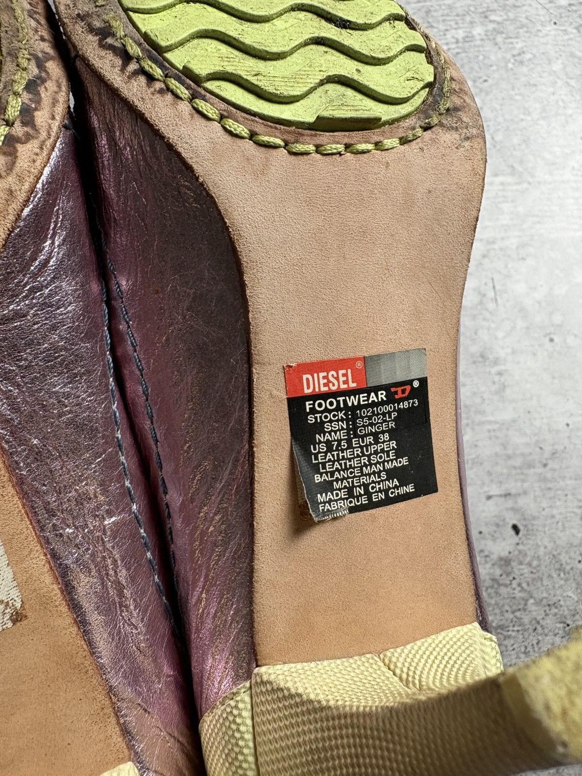 Diesel Vintage Diesel Avant Garde Shoes Size US 7.5 / IT 37.5 - 10 Thumbnail