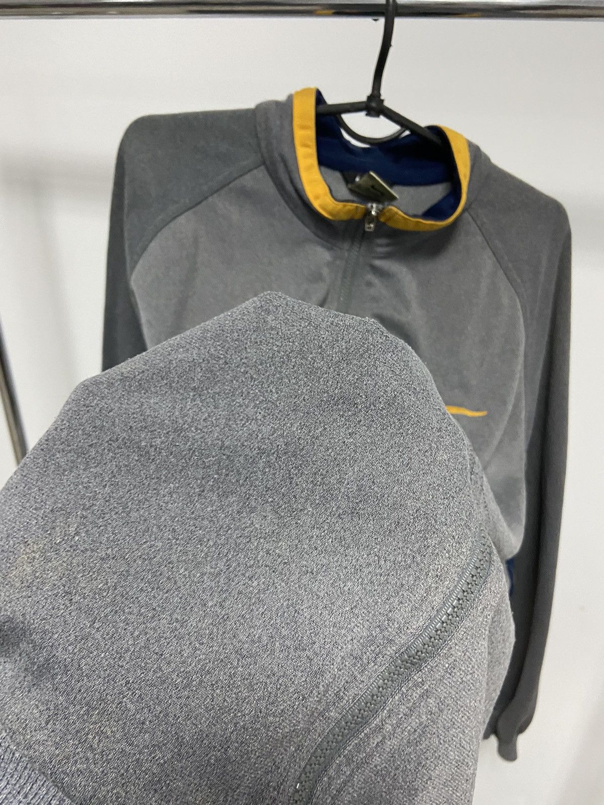 Nike × Vintage Nike Vintage Sweatshirt Windbreaker Big Swoosh Logo 90s Size US XL / EU 56 / 4 - 11 Thumbnail