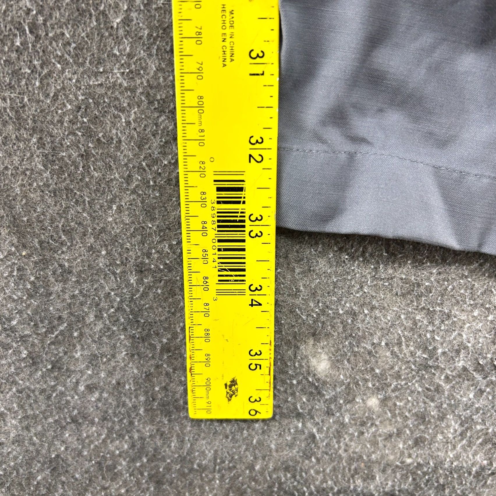Lululemon Lululemon Pants Mens 32x33 Gray Chino Flat Front Straight Leg Nylon Polyester Pocket 5-Pocket Design For Casual Wear Size US 32 / EU 48 - 5 Thumbnail