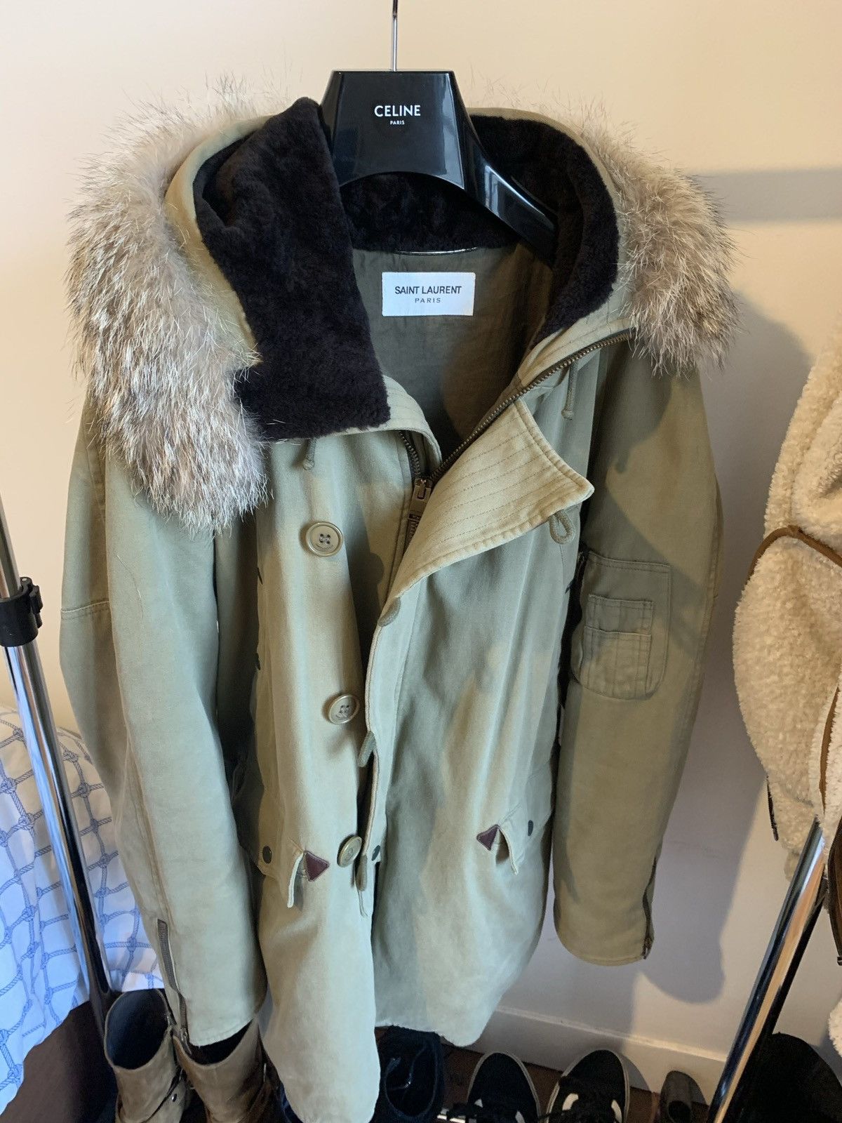 Saint Laurent Paris Militairy jacket saint Laurent Size US M / EU 48-50 / 2 - 1 Thumbnail