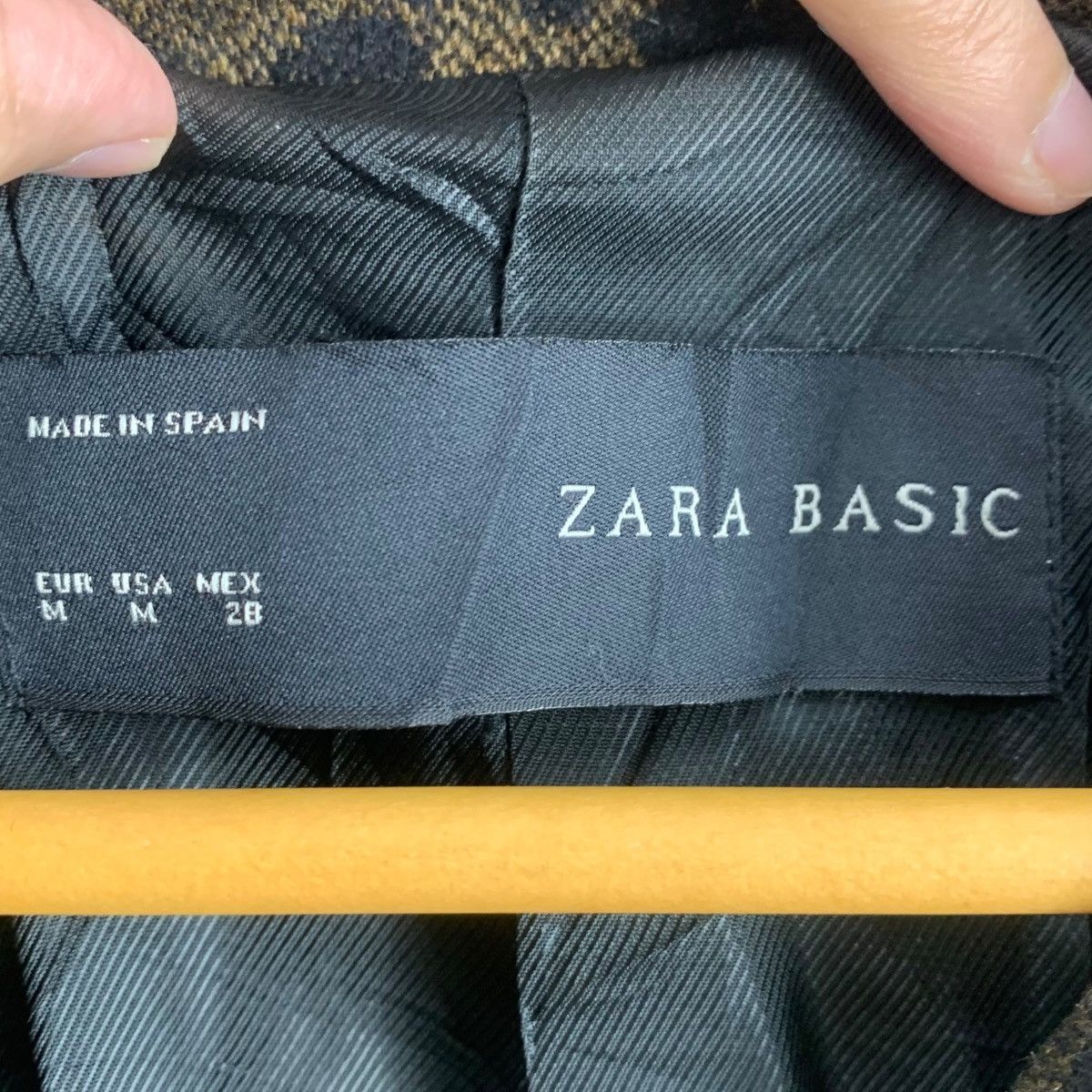Zara ZARA GLEN 533 Collection Leopard Tiger Stripe Jacket Peacoat Size M / US 6-8 / IT 42-44 - 5 Thumbnail