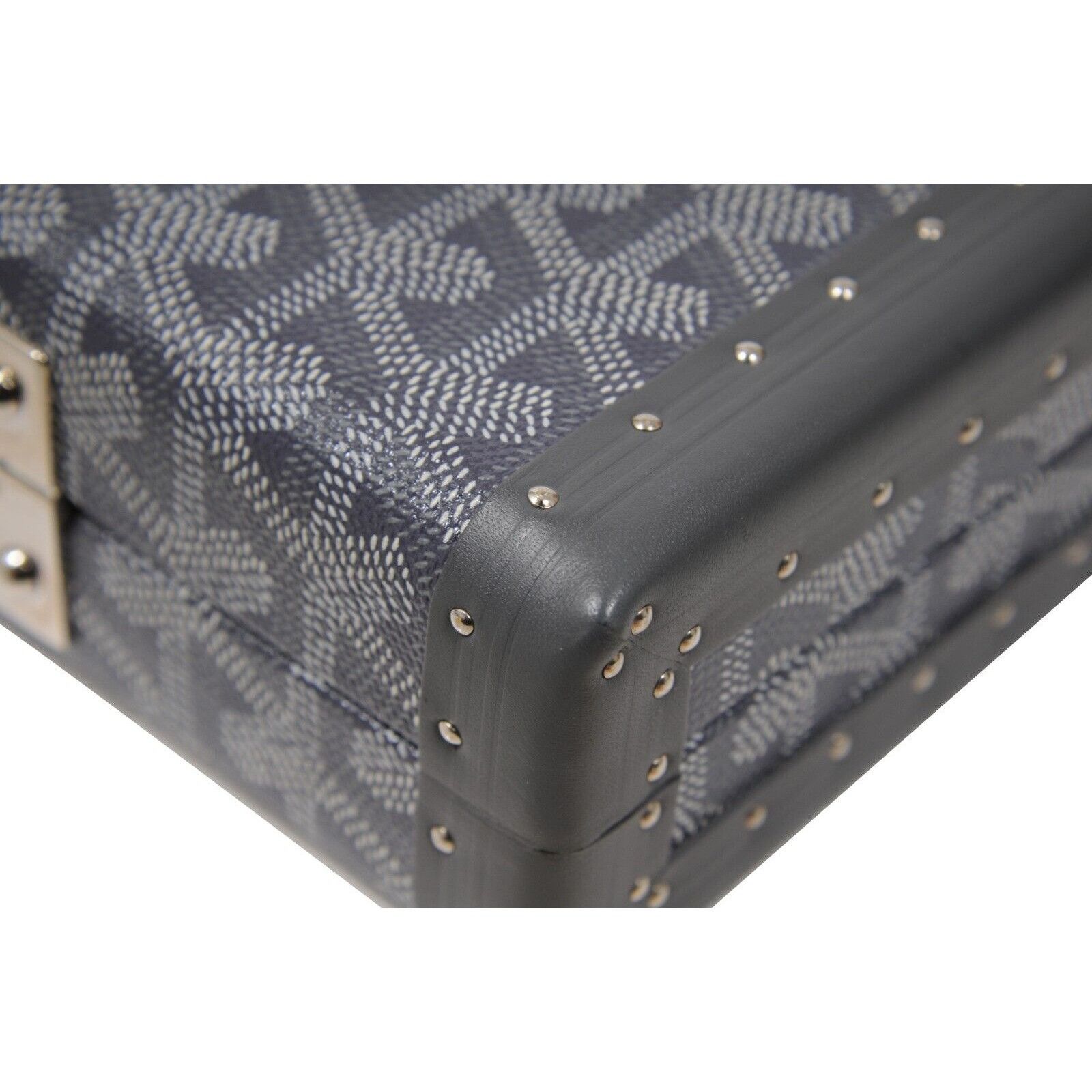 Goyard Saint Honore Trunk Bag Leather Gray Shoulder Rectangle Size ONE SIZE - 14 Thumbnail