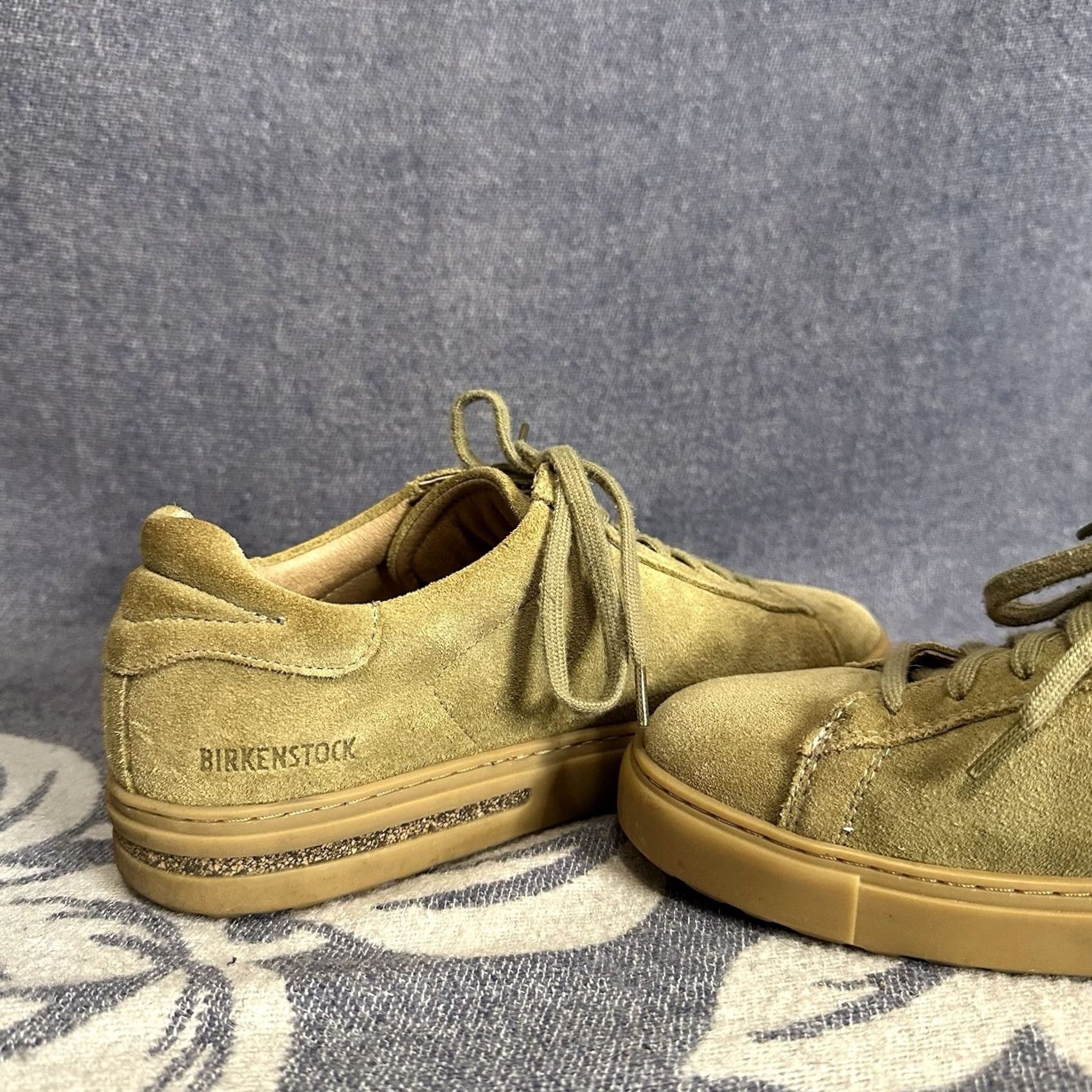 Birkenstock Birkenstock Bend Low Suede Leather Sneakers Womens 8 Beige EU39/US 8-8.5 Casual Sneaker Flat Low Top Lace Up Size US 8 / IT 38 - 3 Thumbnail