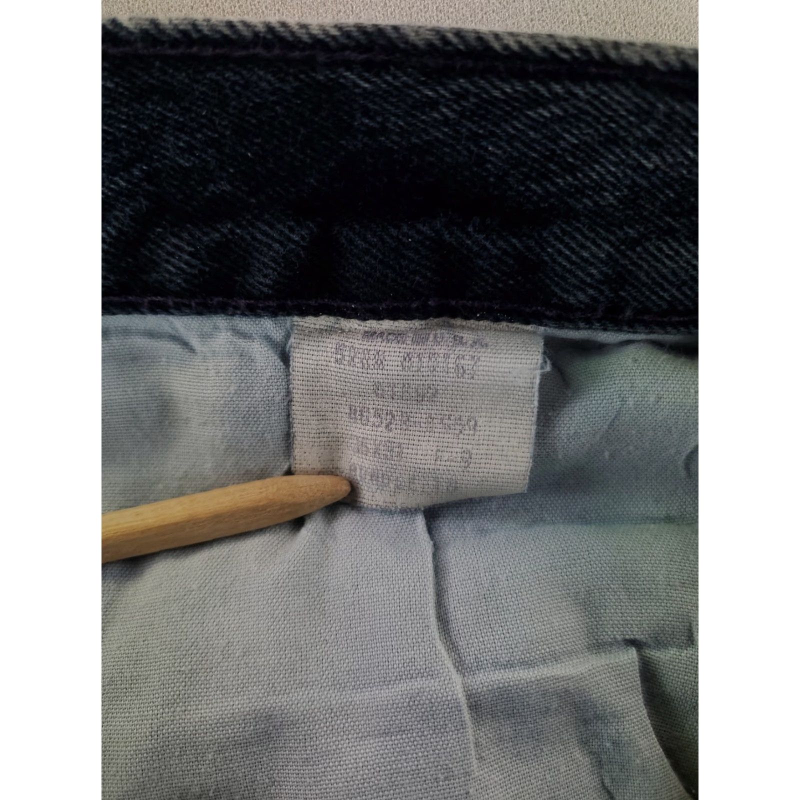 Dockers VINTAGE Dockers Jeans Baggy 90s Double Pleated Blue USA Mens 36x31 36x30 Inseam 30in Mens Blue Dockers Wide-Leg Size US 36 / EU 52 - 4 Thumbnail