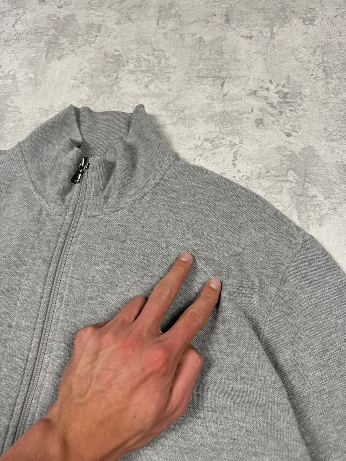 Polo Ralph Lauren Vintage Polo Ralph Lauren Y2K Gray Zip Sweatshirt Size L Size US L / EU 52-54 / 3 - 13 Thumbnail