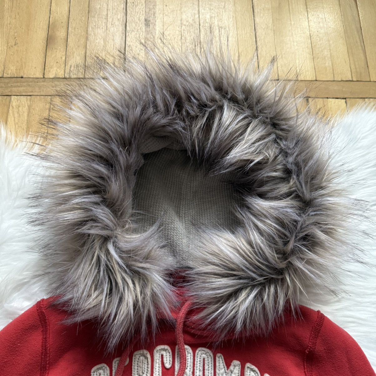 Abercrombie & Fitch 📌Vintage Y2K Abercrombie & Fitch Avant Garde Fur Zip Hoodie Size S / US 4 / IT 40 - 3 Thumbnail