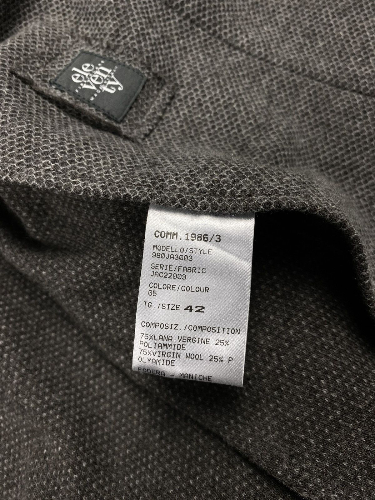 Eleventy Eleventy Women’s Wool Polyamide Two Button Blazer Size M / US 6-8 / IT 42-44 - 10 Thumbnail