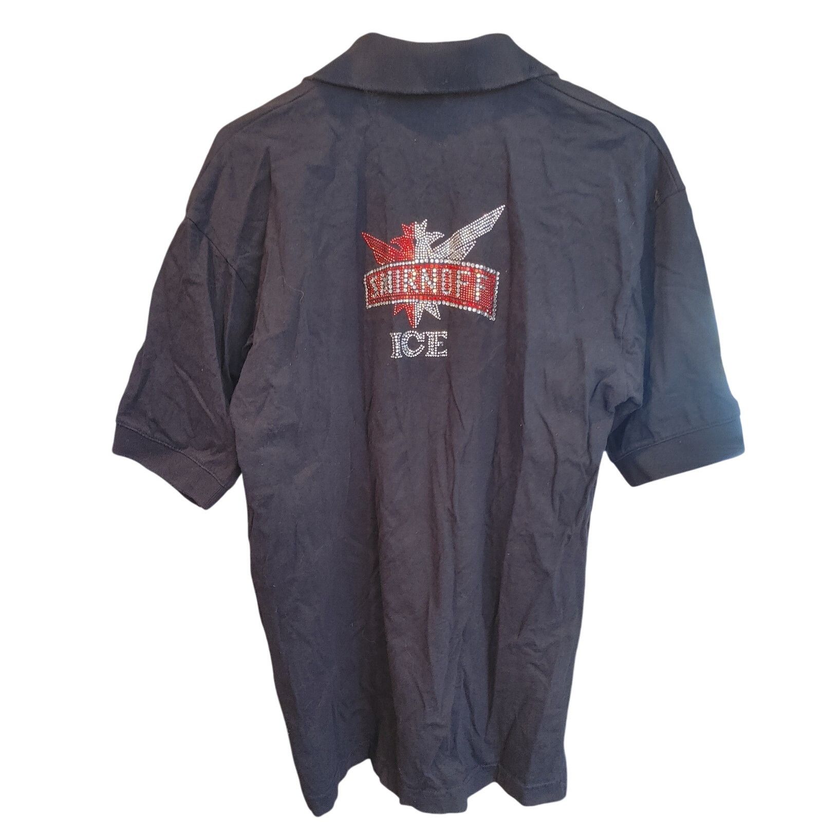 Essentials Essentials Men's M Dark Gray Smirnoff Ice Short Sleeve Polo Size US M / EU 48-50 / 2 - 2 Thumbnail