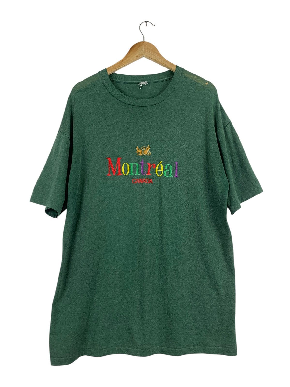 Vintage Vintage 90s Montreal Canada T-Shirt Size US M / EU 48-50 / 2 - 1 Thumbnail
