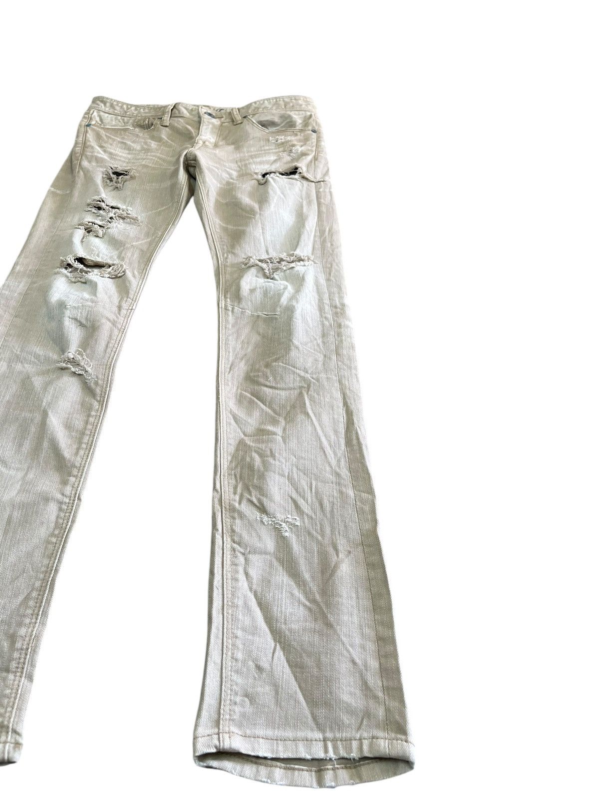 GOSTAR DE FUGA Vintage Go Star De Fuga Skinny Distressed Denim Size US 29 - 3 Thumbnail