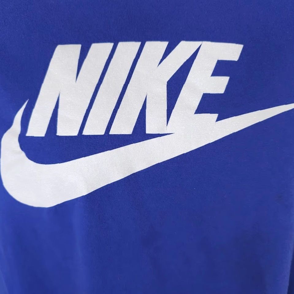 Nike Nike T Shirt Mens Large Blue Big Swoosh Streetwear Size US L / EU 52-54 / 3 - 3 Thumbnail