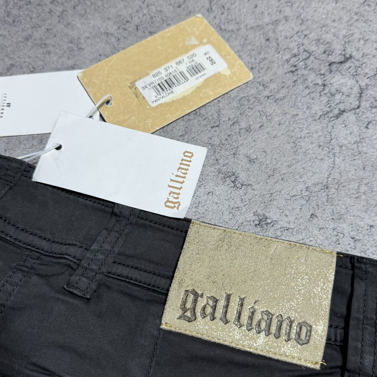 John Galliano NEW Galliano Glitter Girls Rare Pants Size 24" / US 00 / IT 34 - 10 Thumbnail