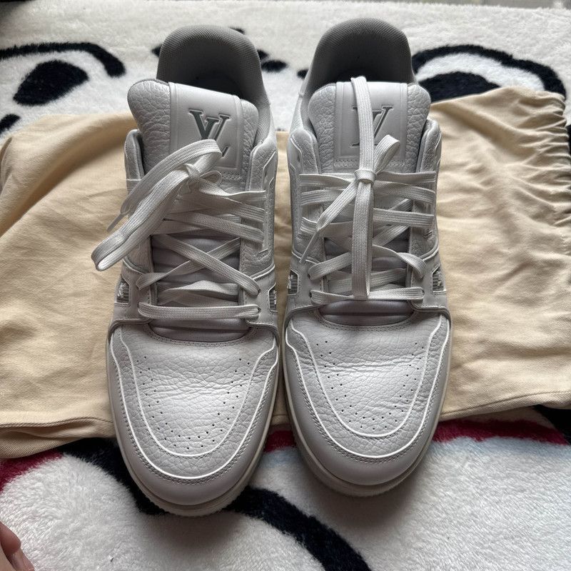 Louis Vuitton Louis Vuitton Trainer White Low-top Fashion Sneakers -2508 Size US 8 / EU 41 - 2 Thumbnail
