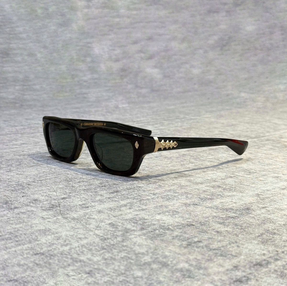 Chrome Hearts CHROME HEARTS IDAWANNA DARK TORTOISE BLACK Size ONE SIZE - 1 Thumbnail