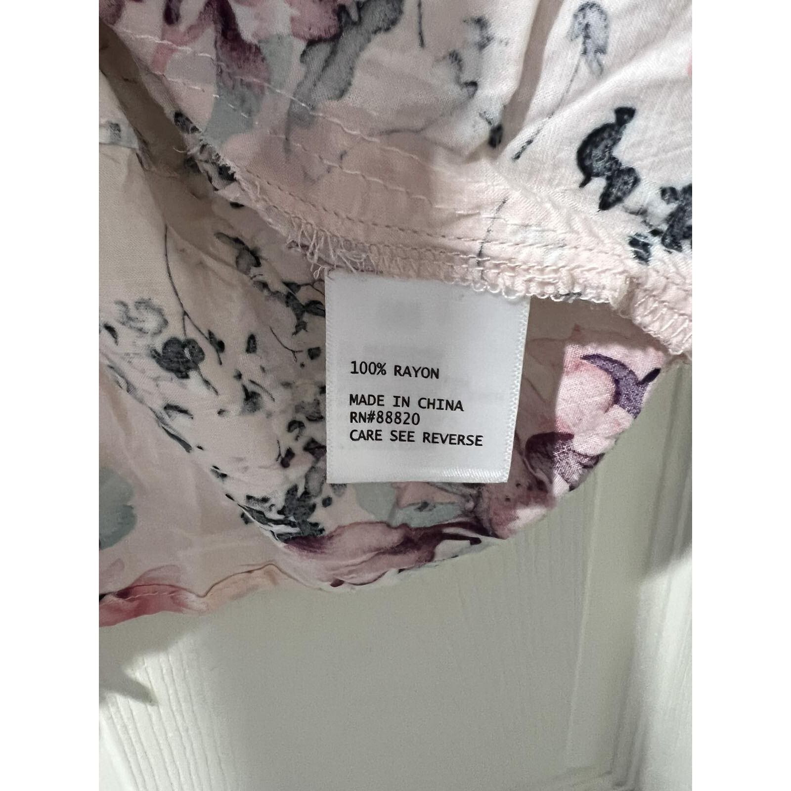 & Other Stories Lucy & Laurel Womens Floral V Neck Pullover Size 1X A003282 Size XL / US 12-14 / IT 48-50 - 7 Thumbnail