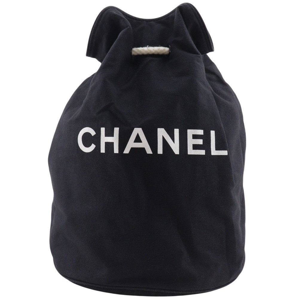 Chanel Chanel Chanel Pool Bag Canvas Shoulder Bag Textile Shoulder Bag DUTY FREE for USA Size ONE SIZE - 1 Thumbnail