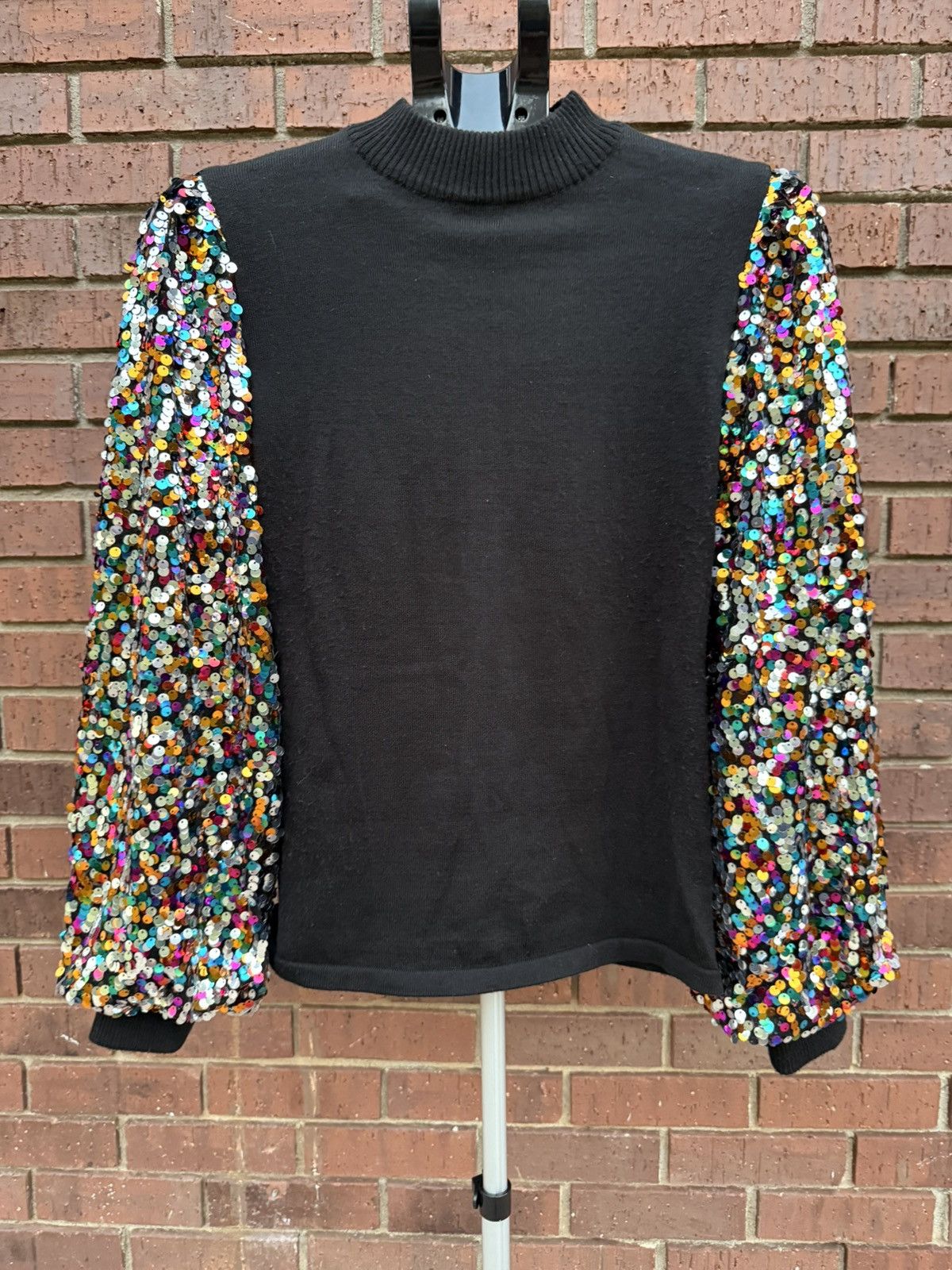 Other A. Calin Flying Tomato Sequin Balloon Sleeve Sweater Size M / US 6-8 / IT 42-44 - 1 Thumbnail