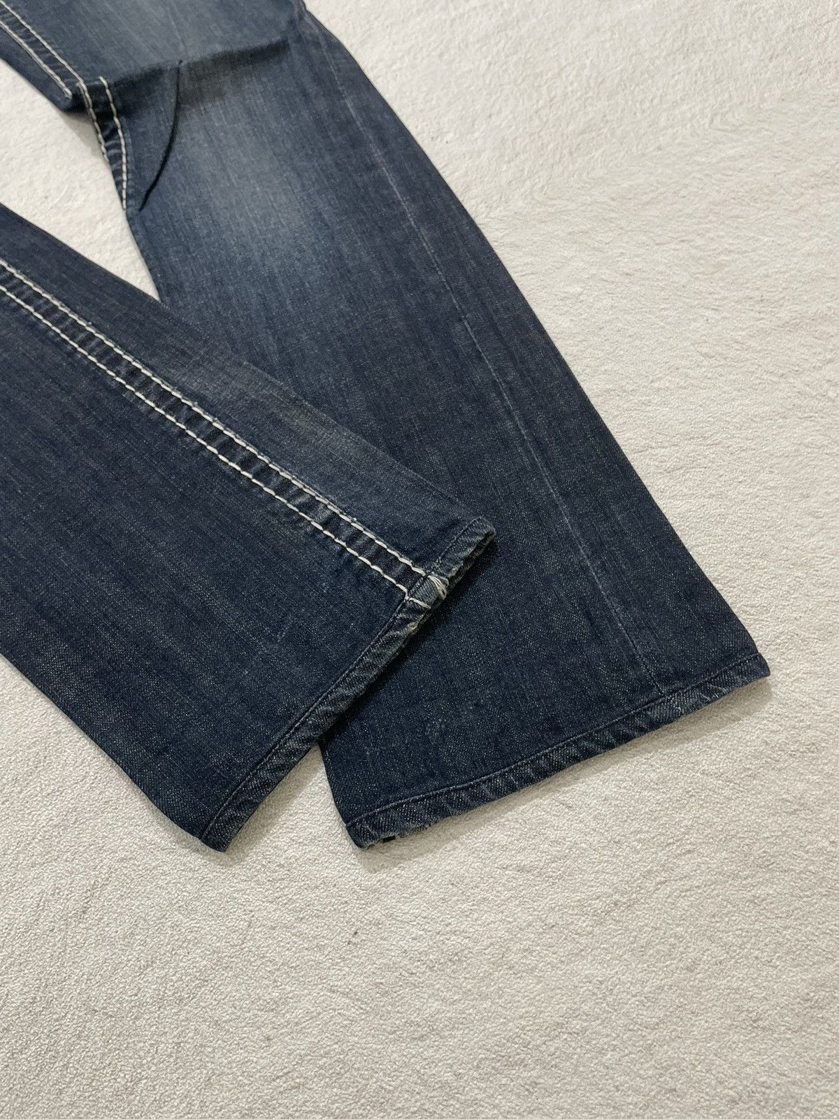 If Six Was Nine 2000s Buckaro Denim Stonewash Size US 27 - 4 Thumbnail