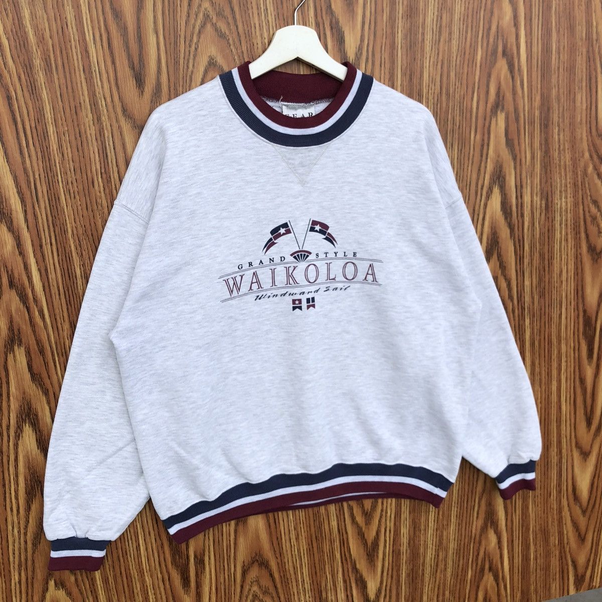 Vintage Vintage Grand Style Waikoloa Windward Sail Sweatshirt Size US L / EU 52-54 / 3 - 2 Thumbnail