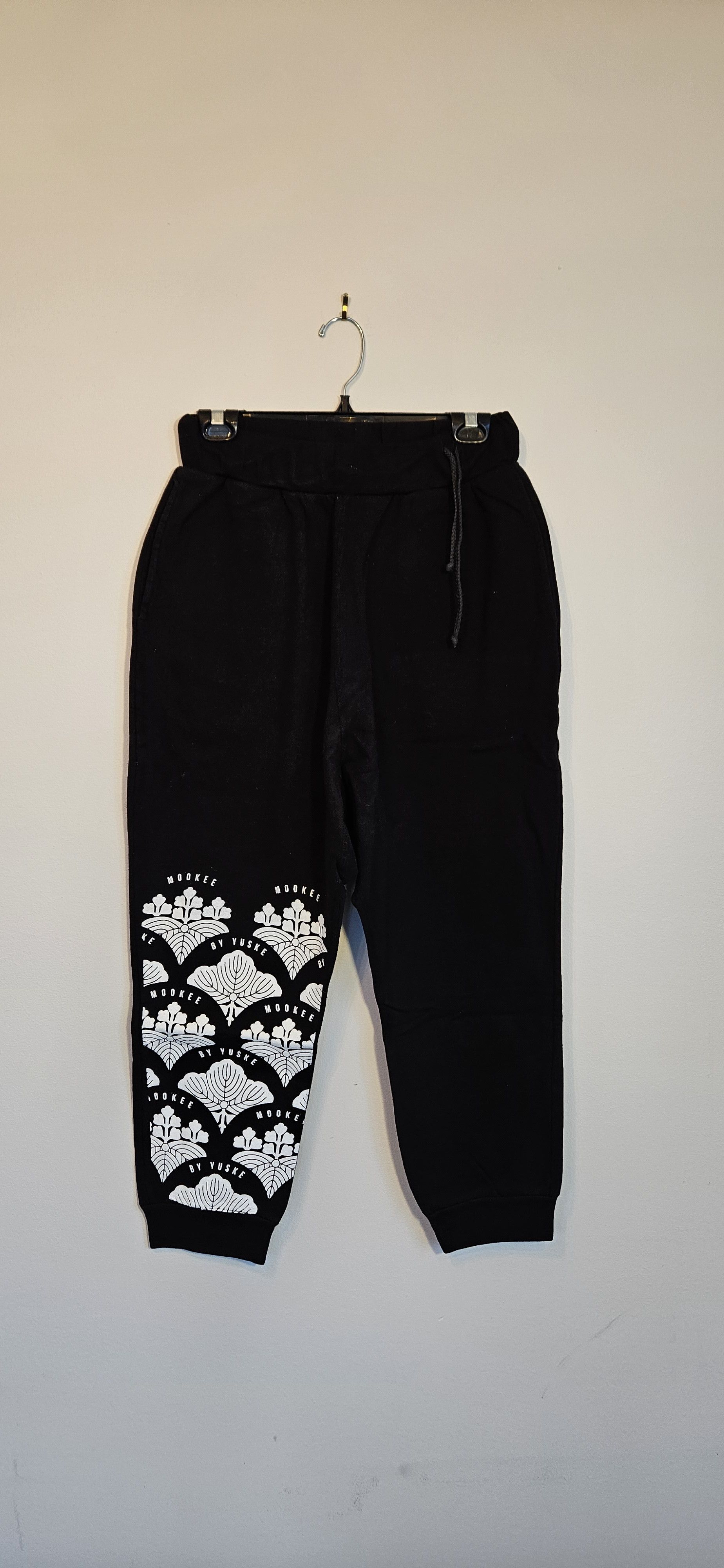 Waves Printed Dropcrotch Sweatpants