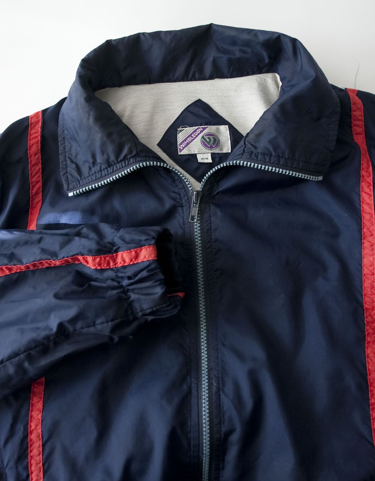 Other Wimbledon Tennis Track Jacket Size M Full Zip Vintage Size US M / EU 48-50 / 2 - 2 Thumbnail