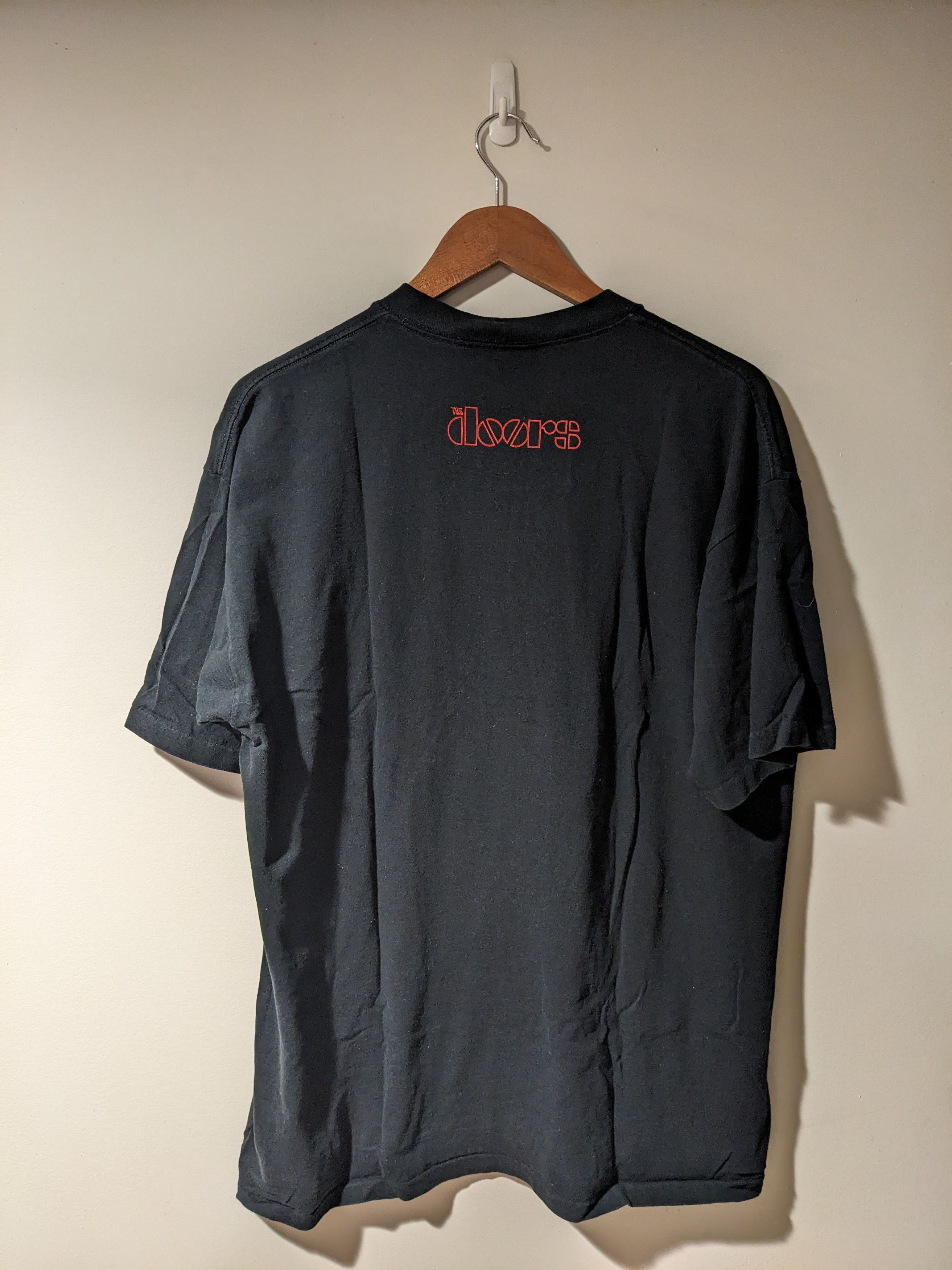 Band Tees × Vintage Vintage 1999 The Doors Strange Days Black X-Large T-Shirt Size US XL / EU 56 / 4 - 5 Thumbnail