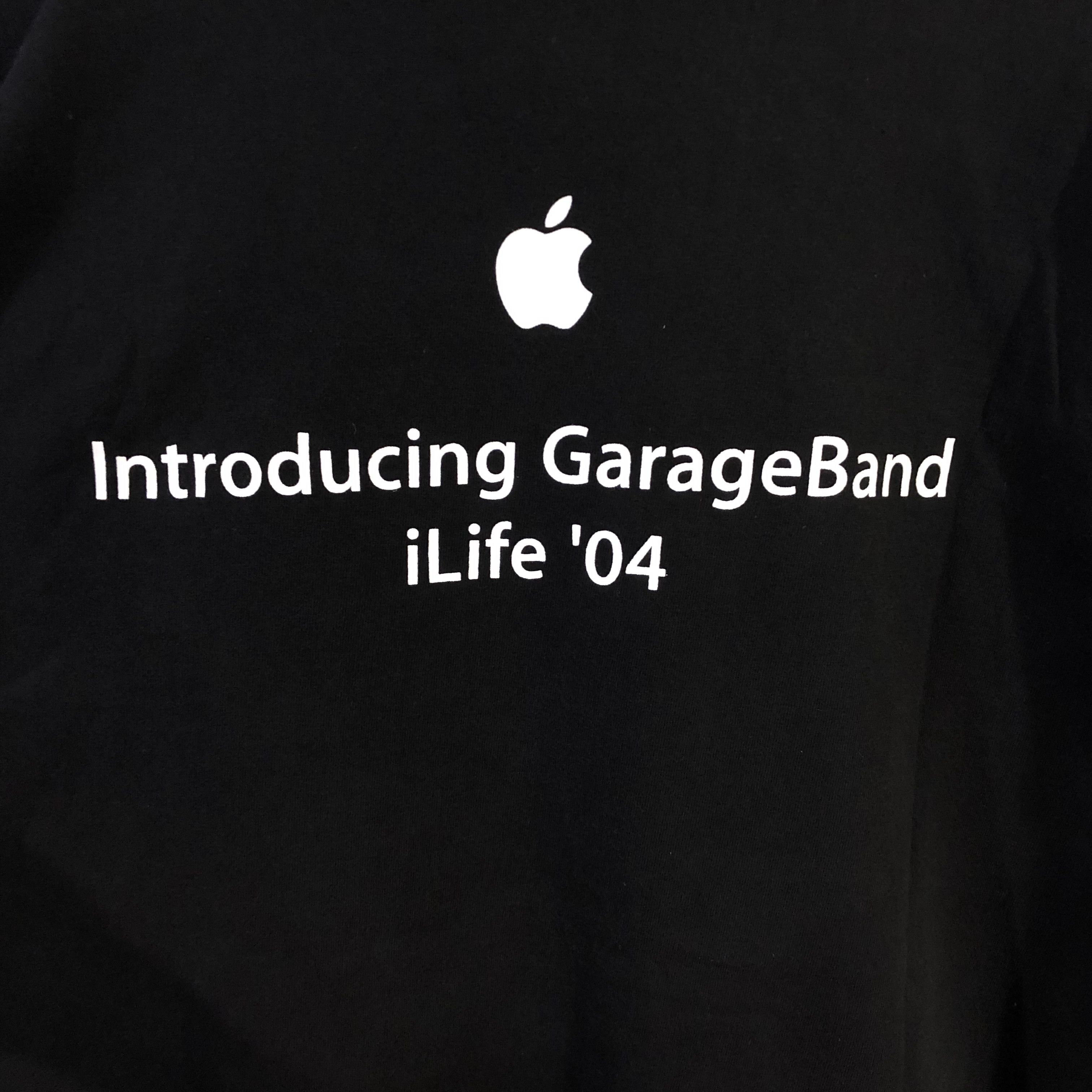 Apple 2004 MacWorld 'Introducing Garageband' Musicians Wanted Tee Size US XL / EU 56 / 4 - 5 Thumbnail