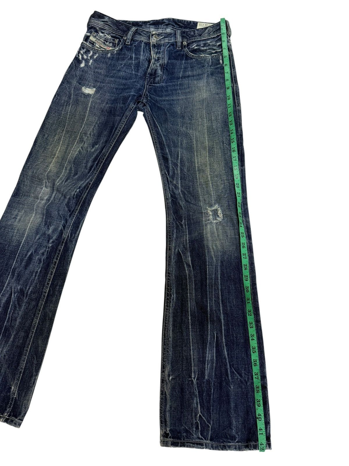 Diesel Flared Jeans Vintage Diesel Zatiny Distressed Boot Cut Denim Size US 30 / EU 46 - 18 Thumbnail