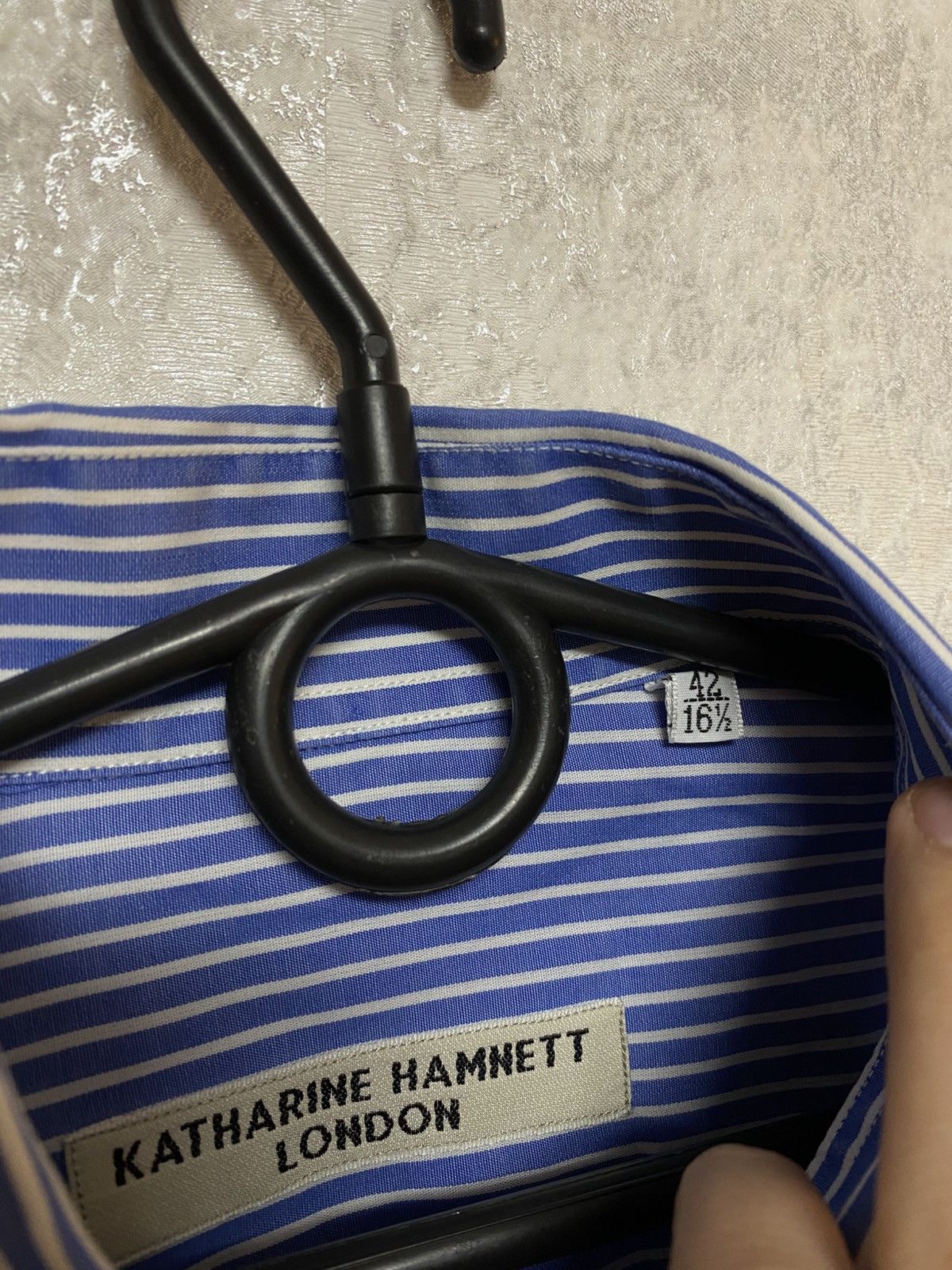 Katharine Hamnett London Katharine Hamnett striped oversized shirt Size US XL / EU 56 / 4 - 4 Thumbnail
