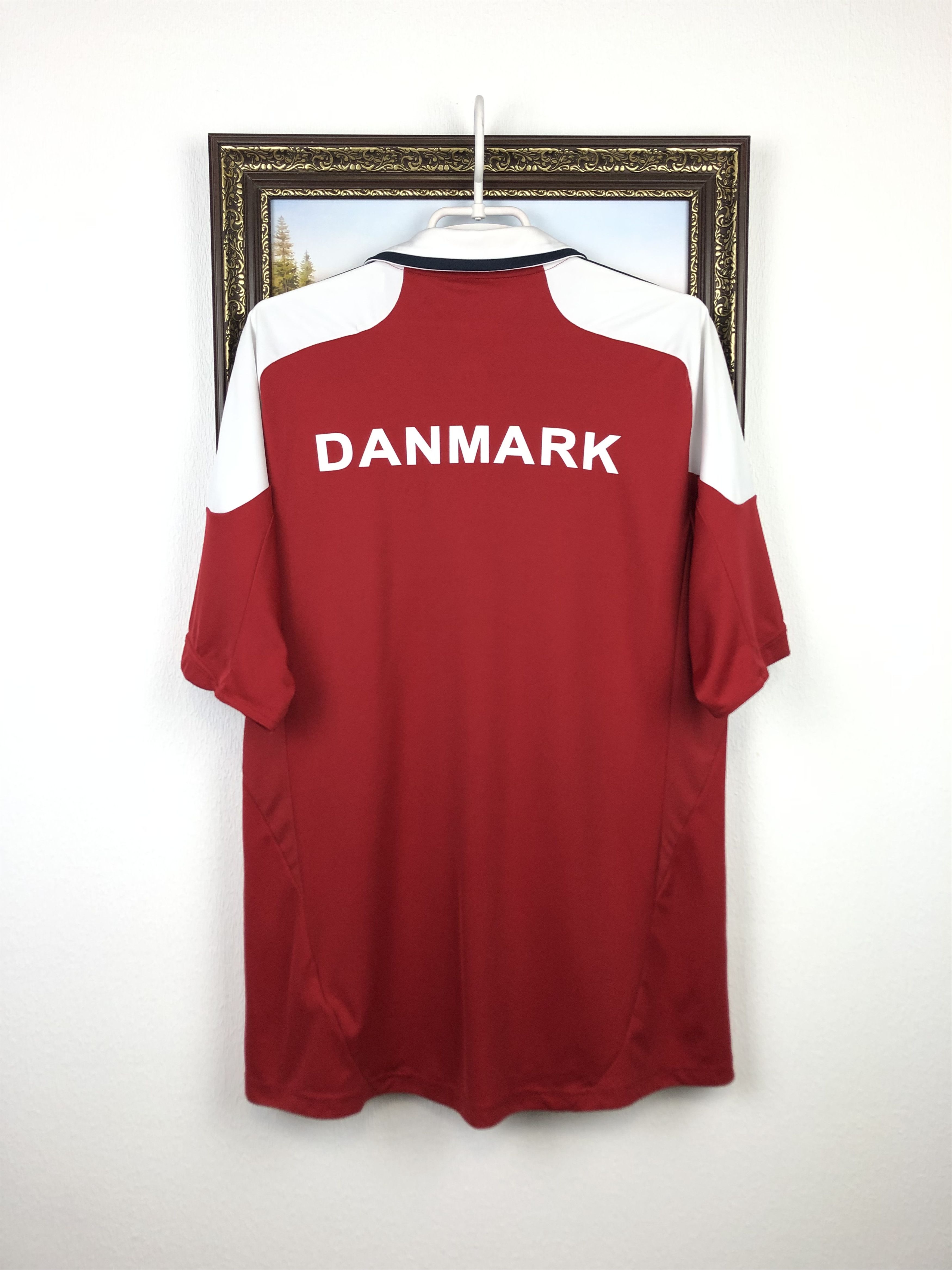 Adidas Denmark Home football shirt 2012 Soccer Adidas EURO Jersey Size US L / EU 52-54 / 3 - 11 Thumbnail