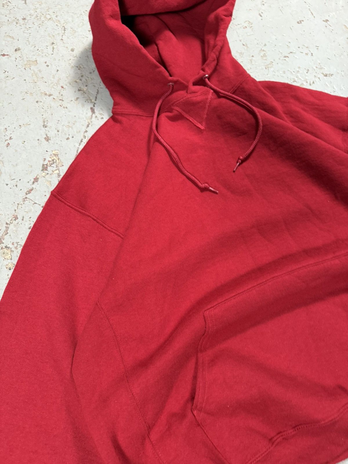 Russell Athletic Vintage Burgundy Russels Athletic classic Blank hoodie Size US XL / EU 56 / 4 - 4 Thumbnail