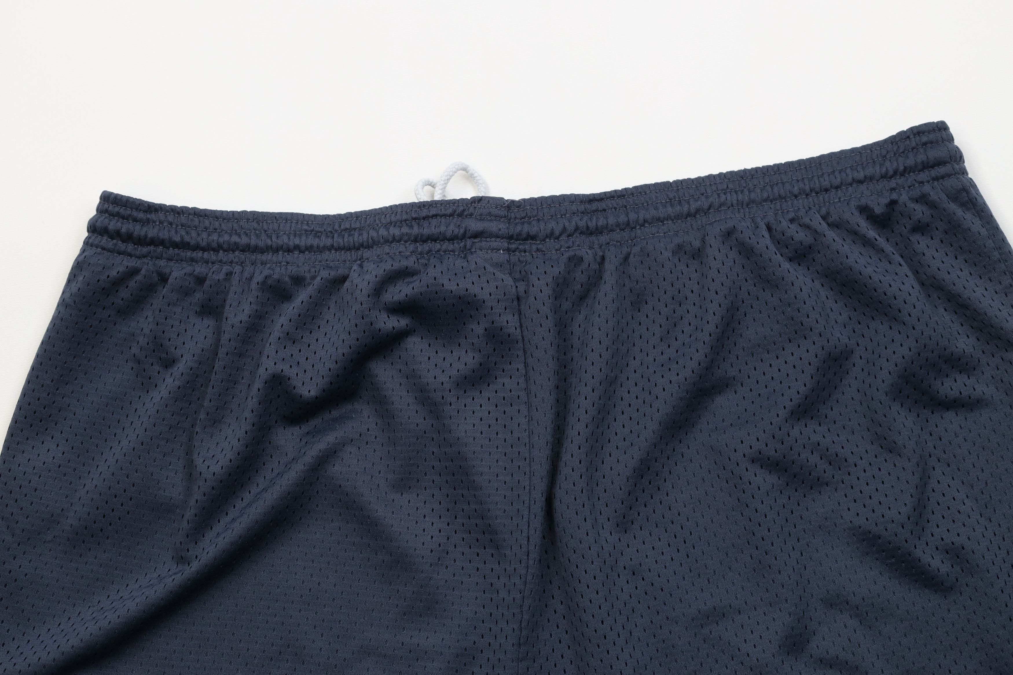 Vintage Vintage 90s Streetwear Mesh Above Knee Shorts Steel Blue Size US 36 / EU 52 - 9 Thumbnail